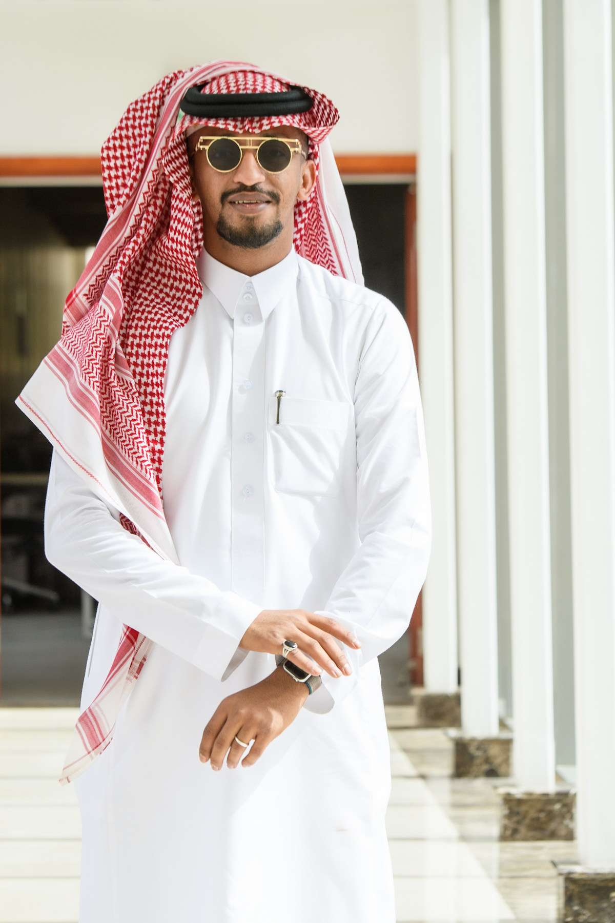 رجل سعودي بالثوب — Al Sheraa, Saudi Arabia